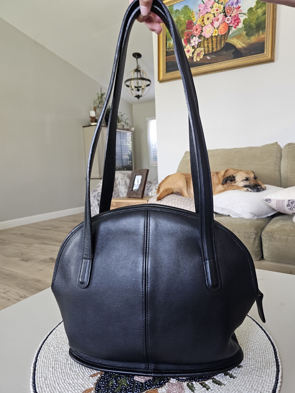 Vintage Coach Asheville Bag Shpulder Bag Im Black - Picture 5 of 14